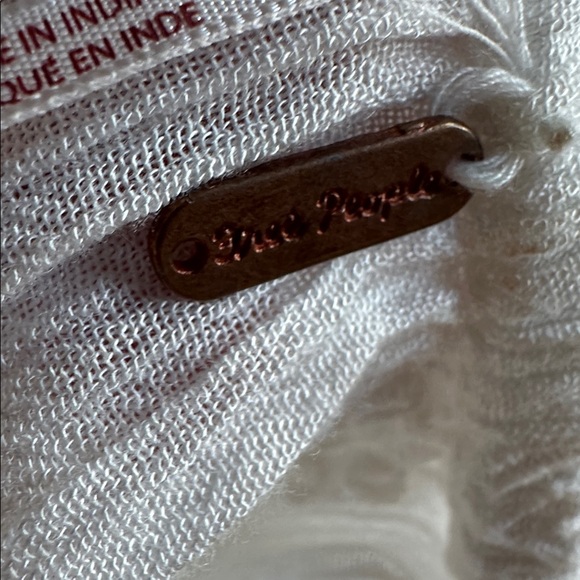 Free People White Lace Kiss Kiss Biho Tunic - Picture 7 of 11